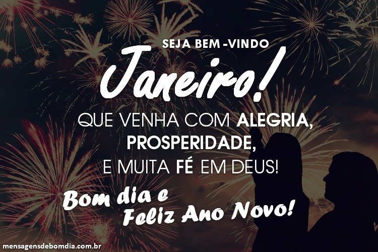 Seja Bem-Vindo Janeiro!