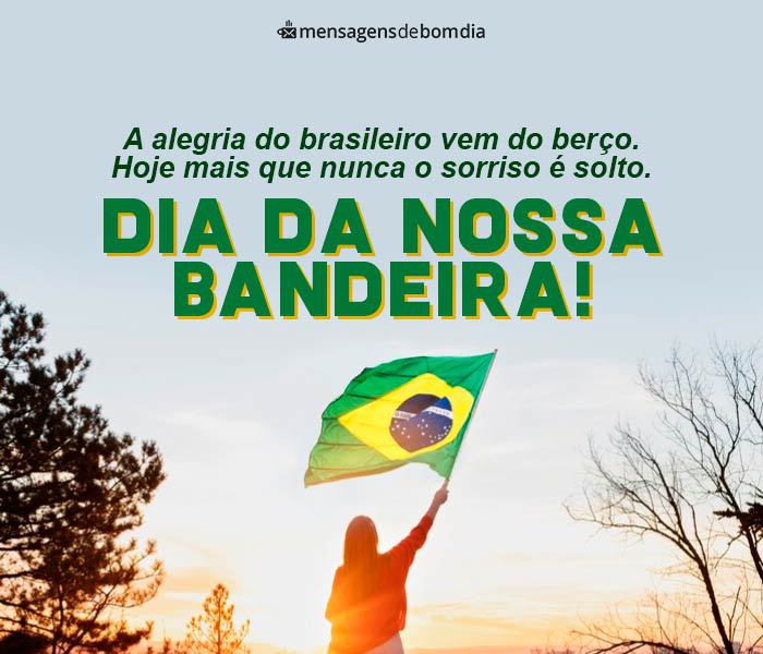 A alegria do brasileiro vem do berço